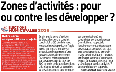 MIDI LIBRE – Zones d&rsquo;activités : pour ou contre les développer ?